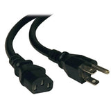Tripp-Lite Cable P007-012 12ft Desktop Computer Power Cord 5-15P to C13 Black