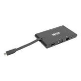 Tripp-Lite AC U442-DOCK3-B USB-C Docking Station HDMI VGA GbE USB Hub 4K Black