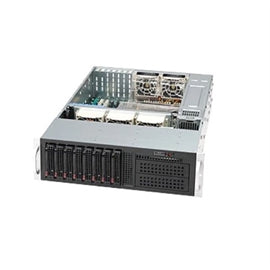 Supermicro Case CSE-835TQC-R1K03B 1000W 3U 8x3.5HS SAS3 SATA3 Bays Fan Black