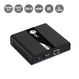 SIIG AC CE-H24A11-S1 HDMI2.0 4K 60Hz HDbitT Over Cat6 Extender w IR Receiver