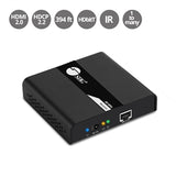 SIIG AC CE-H24A11-S1 HDMI2.0 4K 60Hz HDbitT Over Cat6 Extender w IR Receiver