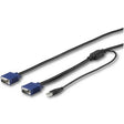 StarTech CB RKCONSUV10 10ft USB KVM Cable for StarTech.com Rackmount Consoles