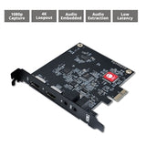 SIIG CC CE-H25111-S1 Live Game HDMI Capture PCIe Card Black Brown Box