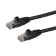 StarTech N6PATCH35BK 35ft Cat6 Patch Cable Snagless RJ45 24AWG M M Black