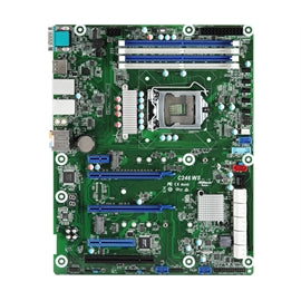 ASRock SV MB C246 WS Xeon E-2100 LGA1151 C246 Max64GB DDR4 PCIe ATX Retail