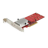 StarTech IO PEX8M2E2 x8 Dual M.2 PCIe SSD Adapter Retail