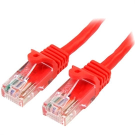 StarTech CB 45PATCH50RD 50ft Cat5e Patch CB w Snagless RJ45 Connectors Red RTL