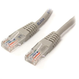 StarTech CB M45PATCH35GR Cat5e Patch Cable w  Molded RJ45 Connectors 35ft Gray