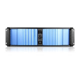 iStarUSA RM D-300SEA-BL-HDD2535 3U RM Chassis w BL SEA Bezel & HDD SSD Convert