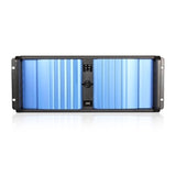 iStarUSA RM D-400SEA-BL-HDD2535 4U RM Chassis w BL SEA Bezel & HDD SSD Convert