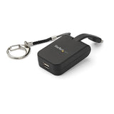 StarTech AC CDP2MDPFC Portable USB-C to mDP Adapter w Quick-Connect Keychain