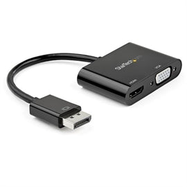 StarTech AC DP2VGAHD20 DisplayPort to HDMI VGA Adapter - 4K 60Hz Retail