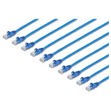 StarTech CB N6PATCH6BL10PK 6ft CAT6 Snagless Ethernet Cable Blue 10Pack Retail
