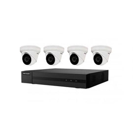 Hikvision NVR EKI-K41T44 Kit 4x4MP Outdoor Turret Cameras 2.8mm 4ch 4K NVR