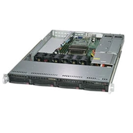 Supermicro SY SYS-5019C-WR(5YR) 1U H4 S1151 C246 128GB DDR4 PCIE Black
