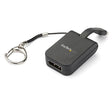 StarTech AC CDP2DPFC Portable USB-C t DP Adapter with Quick-Connect Keychain
