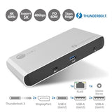 SIIG AC JU-DK0C11-S1 Thunderbolt 3 Dual DP 4K Video Docking Station with PD