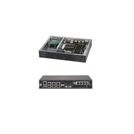Supermicro SY SYS-E300-8D(5YR) Mini-1U Xeon D-1518 FCBGA1667 Max128GB DDR4