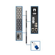 Tripp-Lite PDU PDU3EVN6G60C 18.7kW 3Phase Monitored PDU w LX Platform 208 240V