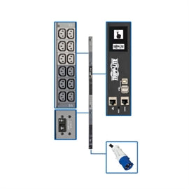 Tripp-Lite PDU PDU3EVN6G60C 18.7kW 3Phase Monitored PDU w LX Platform 208 240V