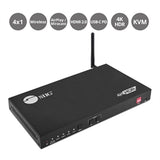 SIIG AC CE-H25Z11-S1 4x1 Multi-Video HDMI 2.0 Presentation Switcher Brown Box