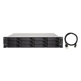 QNAP NAS TL-R1200C-RP-US 2U 12B RM USB-C 3.1 Gen2 10Gbps JBOD expansion unit