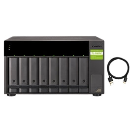 QNAP NAS TL-D800C-US 8-bay desktop USB-C 3.1 Gen2 10Gbps JBOD expansion unit