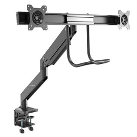 StarTech AC ARMSLMBARDUO Dual Monitor Arm Heavy Duty Grommet Desk Clamp Mount