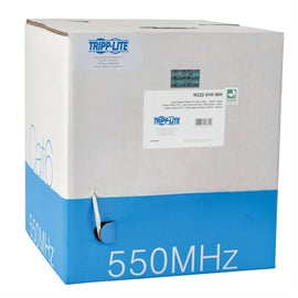 Tripp-Lite CB N222-01K-WH 1000ft Cat6 Gigabit Bulk UTP Solid-Core PVC Cable