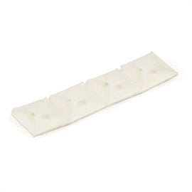 StarTech AC CBMCTM1 100 Pack CB Tie Mounts w Adhesive Tape f 0.12in Wide Ties