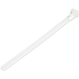 StarTech AC CBMZTRB6 6 Reusable Cable Tie White Medium Nylon 100Pack Retail