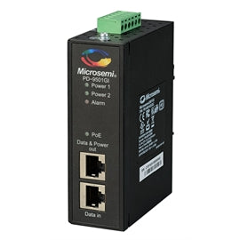 Microchip NT PD-9501GI DCF Industrial 1Port 60W PoE Midspan dual DC input RTL