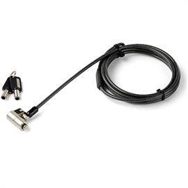 StarTech AC LTULOCKKEY 2m 3-in-1 Universal Laptop Cable Lock with Keys Retail