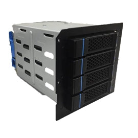 Chenbro AC 384-10501-2102A0 3.5 HDD MODULE 4PORT 12G SAS&SATA BP TL TRAY