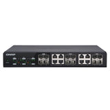 QNAP SWT QSW-M1208-8C-US 12PT 10GbE PT speed 4PT SFP+ 8PT SFP+ NBASE-T Combo