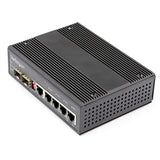Startech NT IES1G52UP12V Industrial 5 Port Gigabit Ethernet Switch 4 PoE RJ45