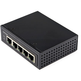 Startech NT IESC1G50UP Industrial 5 Port Gigabit PoE Switch 30W Black Retail