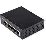 Startech NT IESC1G50UP Industrial 5 Port Gigabit PoE Switch 30W Black Retail