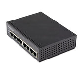 Startech NT IESC1G80UP Industrial 8 Port Gigabit PoE Switch 30W Black Retail