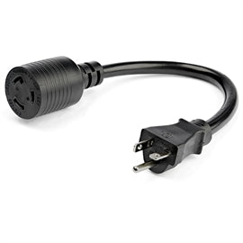 StarTech CB PAC520PLR3 1ft. Power Adapter Cord - NEMA-L5-20R to NEMA-5-20P RTL