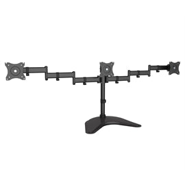 SIIG AC CE-MT1V12-S1 Articulated Freestanding Triple Monitor Desk Stand 13-27