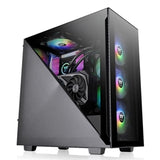 Thermaltake CS CA-1S2-00M1WN-01 Divider 300 TG ARGB MidTower 2xTG Black Retail