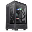 Thermaltake CS CA-1R3-00S1WN-00 The Tower 100 Mini Tower 3x4mm TG Black Retail