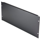 StarTech AC RKPNL4U 4U Blank Panel for 19 inch Rack Solid Panel - Steel Black