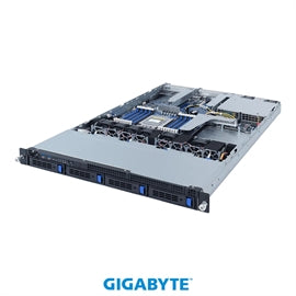 Gigabyte Server R162-ZA0 1U 1P 4Bay AMD EPYC7002 4x3.5 2.5SATA SAS HS 800W