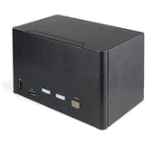 StarTech Switch SV231QDPU34K 2Port Quad Monitor DisplayPort KVM Switch Retail