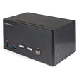 StarTech Switch SV231TDPU34K 2PT Triple Monitor DisplayPort KVM Switch Retail