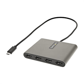 StarTech Accessory USBC2HD4 USB C to 4 HDMI Adapter 1080p 60Hz Retail