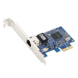Hiro NT H50356 BROADCOM 10 100 1000BASE-T PCIE GIGABIT ETHERNET CARD Brown Box