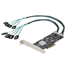 StarTech CC 8P6G-PCIE-SATA-CARD 8Port SATA PCIe Card 6Gbps w 4Host Controllers